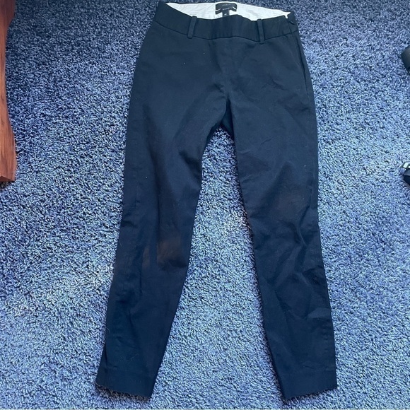 J Crew Minnie Pants Black size 00 Business Casual - Picture 2 of 4